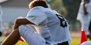 High School football player