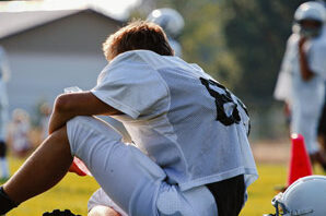 High School football player