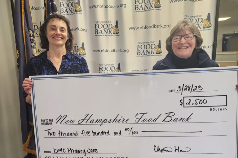christine hand md and nh food bank